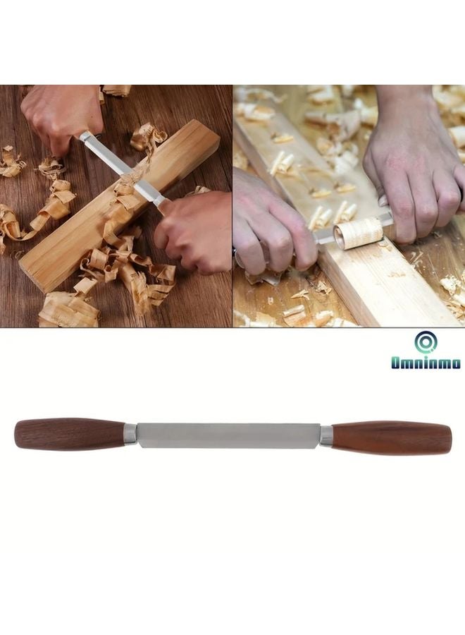 Manual Wood Planing Tool With SK5 Metal Blade And Wooden Handle No Electricity Required - Image 2