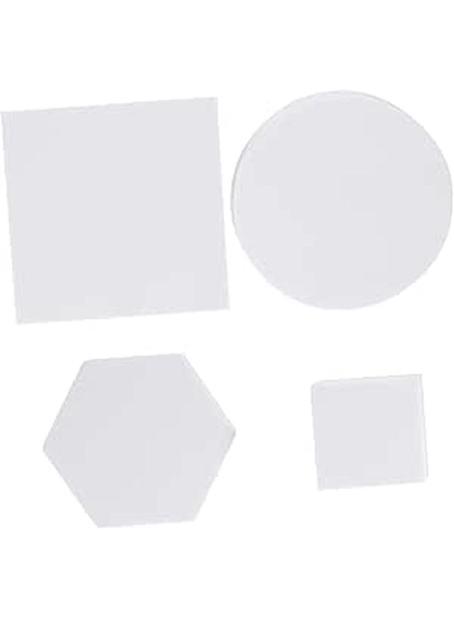 Geometric Foam Photography Props Set 4PCS for Jewelry Cosmetics Makeup Tools - Image 1