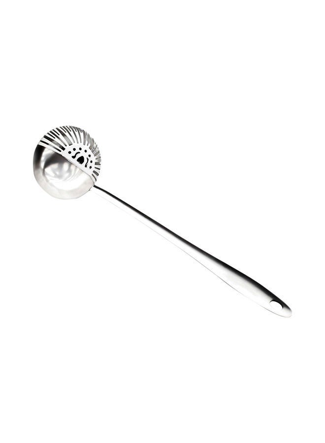 NIBEMINENT 2 In 1 Soup Ladle Hot Pot Skimmer Colander Strainer Silver 33x9x9centimeter - Image 4