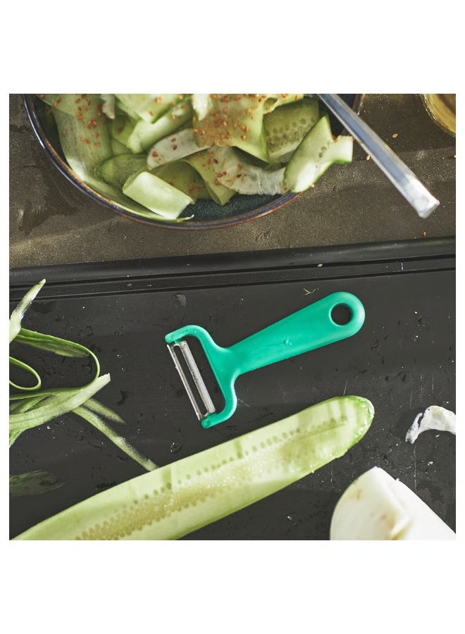 أيكيا مقشرة Y من ايكيا لتقشير الخضروات الجذرية الطويلة مثل الجزر أو الجزر الأبيض والبطاطس والخيار والقرع باللون الأخضر الفاتح - Image 4
