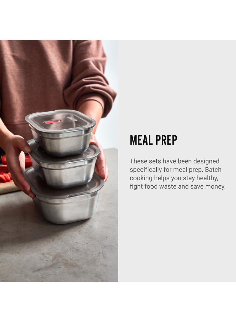 بلاك آند بلم علبة طعام ستانلس ستيل آمنة للميكروويف سعة . لتر - Image 4