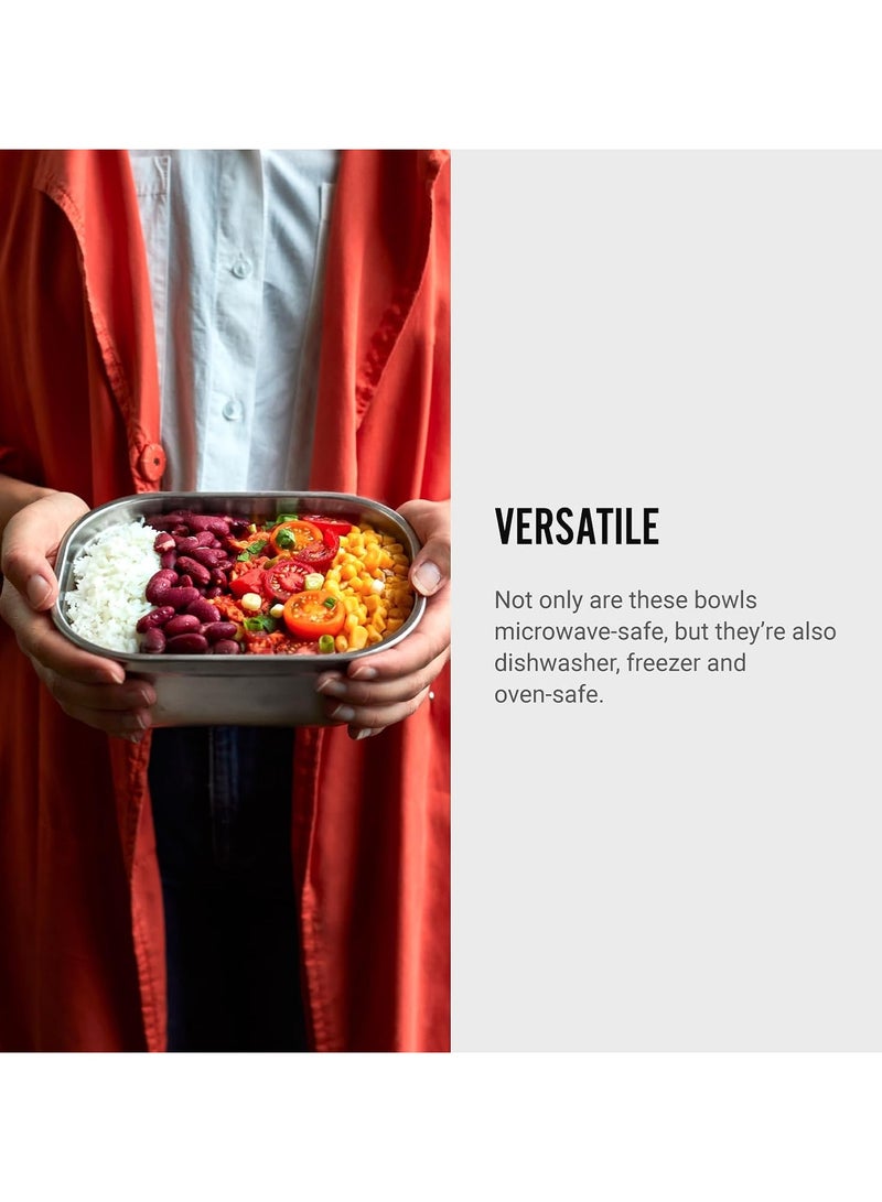 بلاك آند بلم علبة طعام ستانلس ستيل آمنة للميكروويف سعة . لتر - Image 3