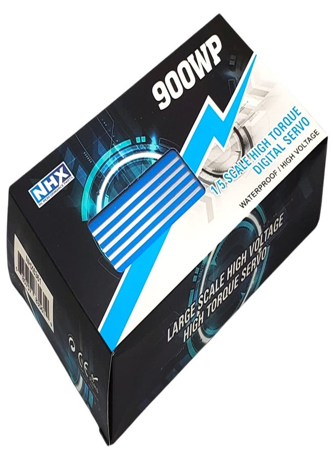 محرك سيرفو NHX RC 900WP مقاوم للماء، 1/5 و1/6، عزم دوران 900 أونصة/بوصة، تروس نحاسية/فولاذية، عالي الجهد - Image 3