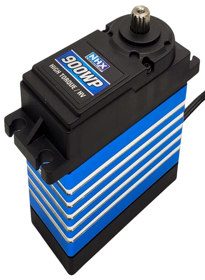 محرك سيرفو NHX RC 900WP مقاوم للماء، 1/5 و1/6، عزم دوران 900 أونصة/بوصة، تروس نحاسية/فولاذية، عالي الجهد - Image 1
