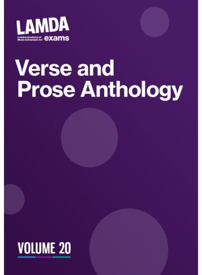 LAMDA Verse and Prose Anthology Volume 20 - Paperback