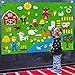 OKGIUGN 61 Pcs Farm Animals Story Felt Board 36 Ft Farmhouse Themed Play Mat Wall Hanging Kit Toys Birthday Gift for Toddlers Childrens - Image 4