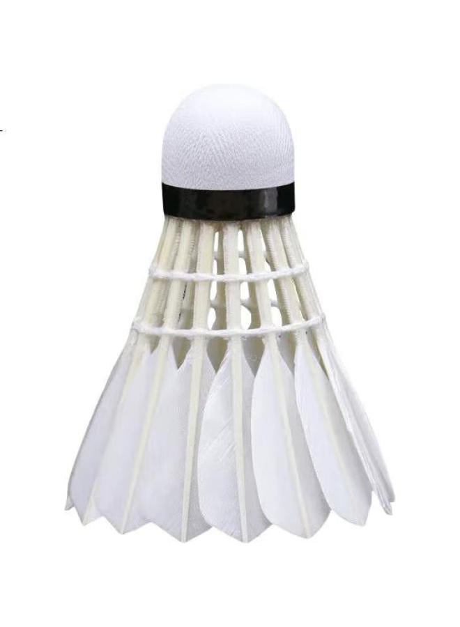 Rsl No.1 Full Round Duck Feather Professional Competition Badminton Shuttlecocks, Stable And Durable, 76 Speed, 12 Pieces Per Tube - Image 1