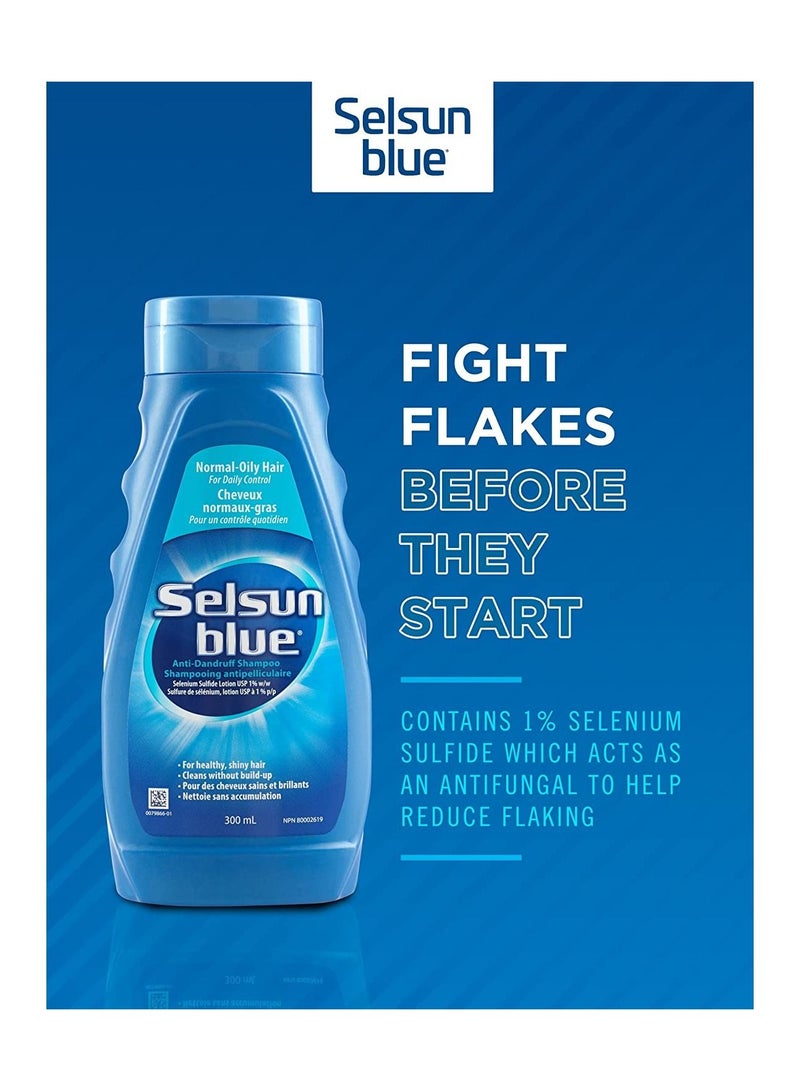 Selsun Blue Normal-Oily Hair Anti-Dandruff Shampoo300 mL - Image 3
