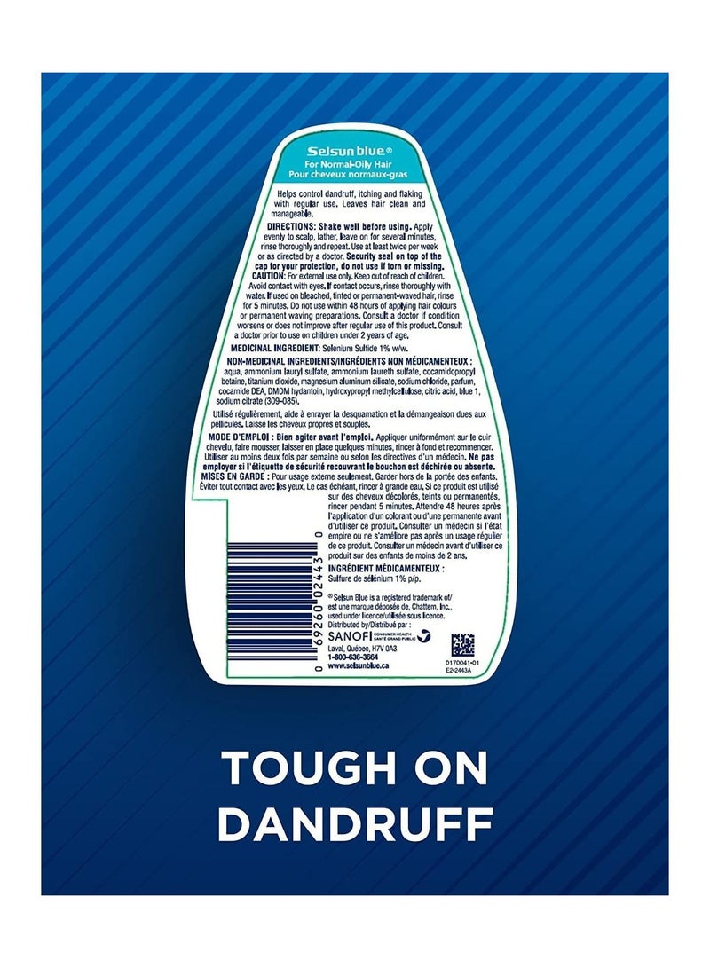 Selsun Blue Normal-Oily Hair Anti-Dandruff Shampoo300 mL - Image 2