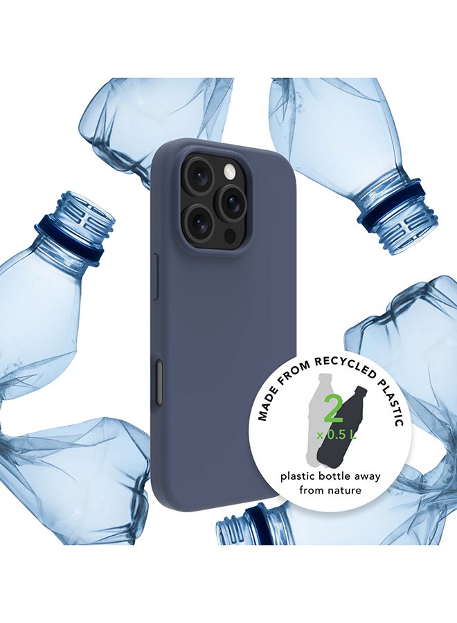 DBRAMANTE1928 Monaco Magsafe Impact Protection Case Iphone 16 Pro Blue - Image 2