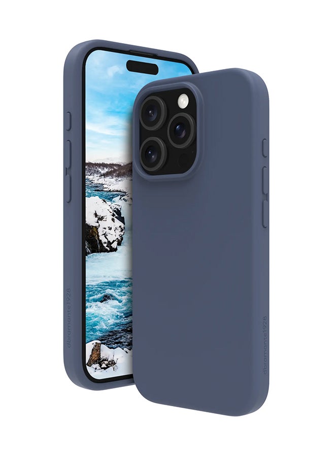DBRAMANTE1928 Monaco Magsafe Impact Protection Case Iphone 16 Pro Blue - Image 1