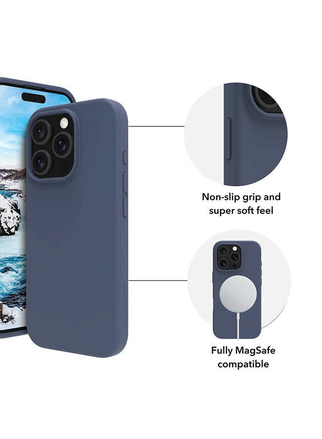 DBRAMANTE1928 Monaco Magsafe Impact Protection Case Iphone 16 Pro Blue - Image 3