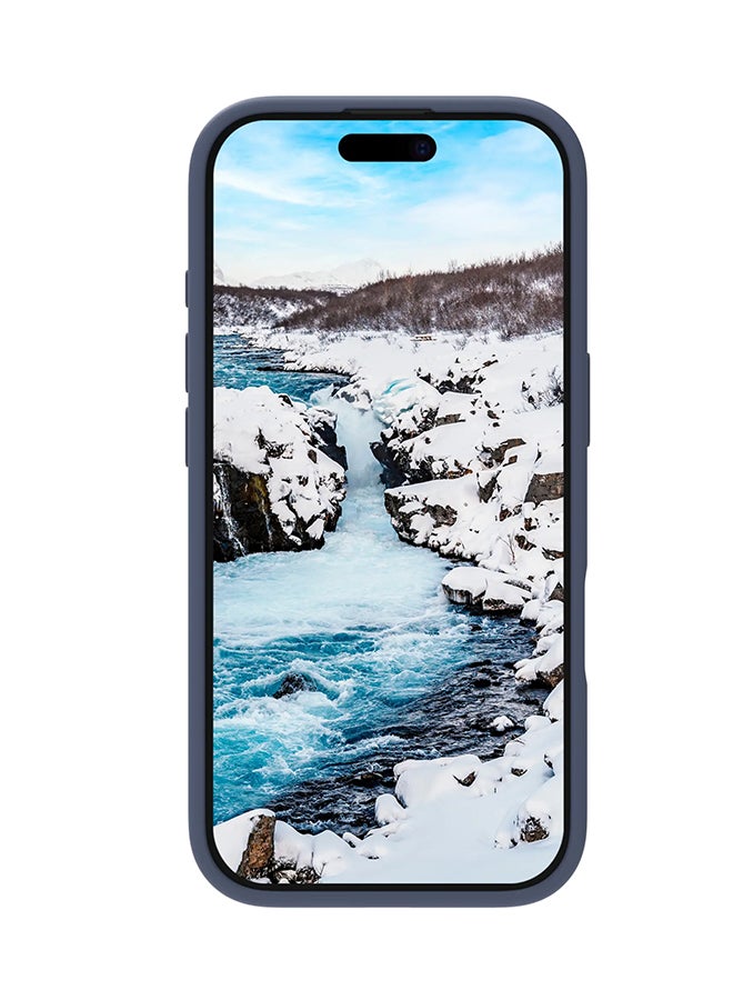 DBRAMANTE1928 Monaco Magsafe Impact Protection Case Iphone 16 Pro Blue - Image 5