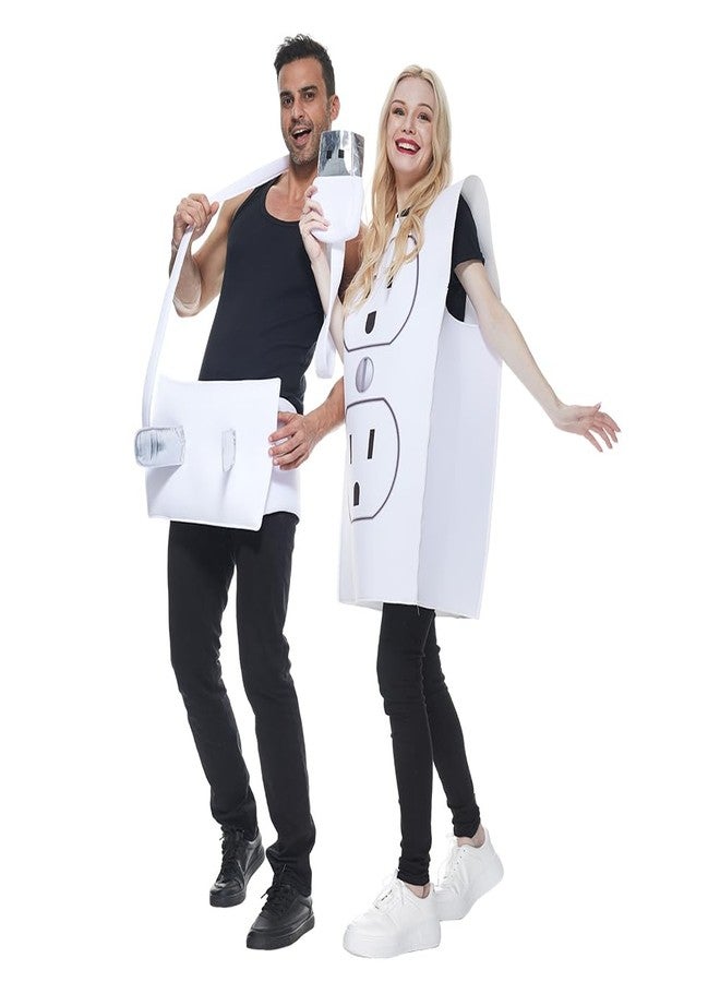 ReneeCho Plug and Socket Halloween Costume Adult Funny Couple Outfit - Image 4