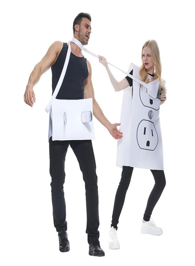 ReneeCho Plug and Socket Halloween Costume Adult Funny Couple Outfit - Image 3