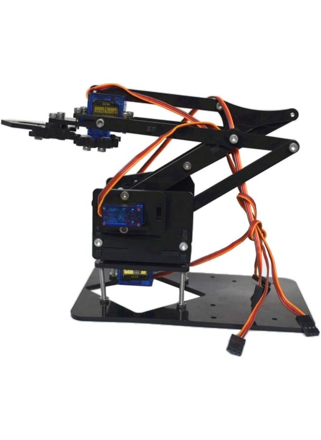 silvercnc 4-Dof Tank Robot Chassis u0026 Mechanical Arm for , DIY Assembled Robotic Arm Kit for Kids u0026 Adults  - Image 2