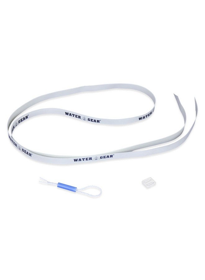 Water Gear Latex Swedish Goggles Strap Comfortable And Secure Fit Family Fun Swimming Accessories Swimming Goggle Replacement Strap For Kids And Adults White - Image 2