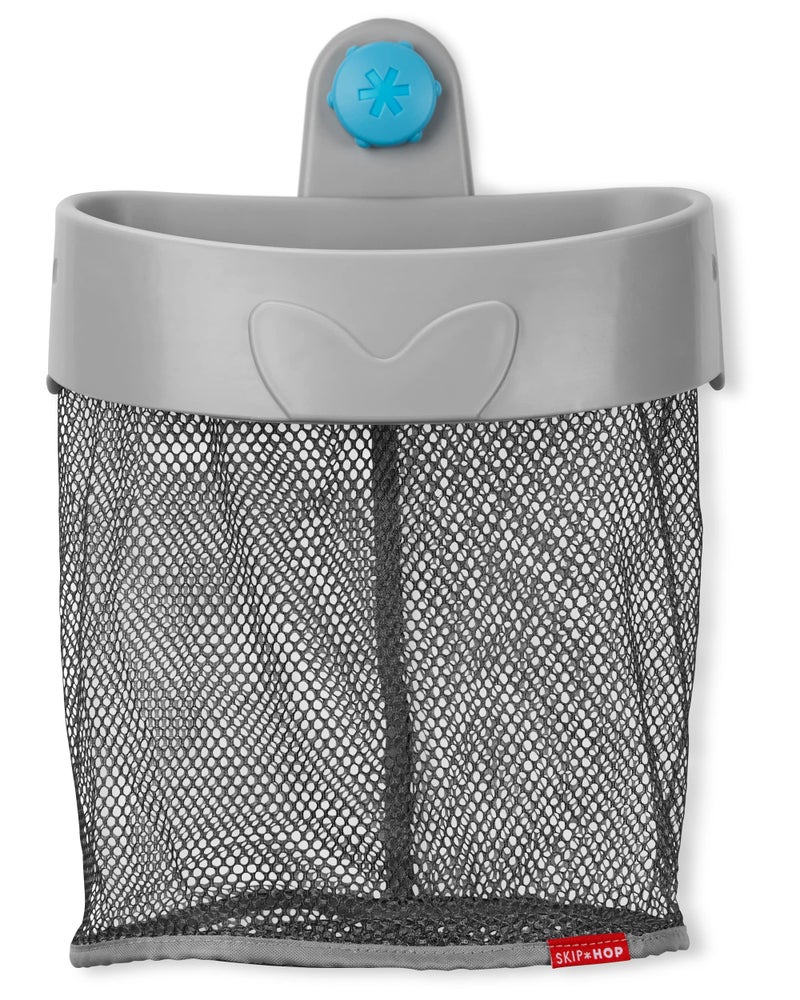 Skip Hop Skip Hop Moby Hanging Bath Toy Organizer Scoop, Grey  - Image 1
