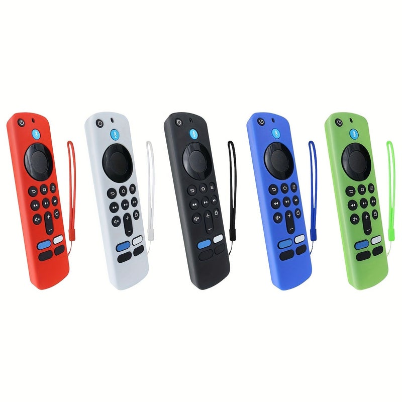 Silicone Protective Case Compatible With 2025 Fire TV Stick 4K 2nd Gen Remote Control Red Just The Case Remote Not Included - Image 1