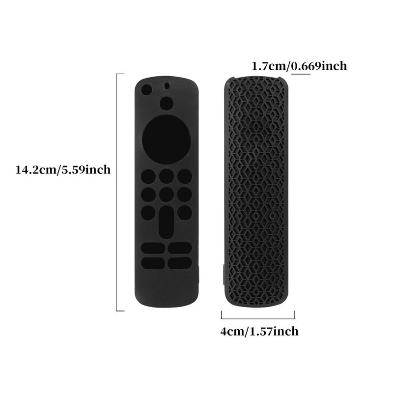 Silicone Protective Case Compatible With 2025 Fire TV Stick 4K 2nd Gen Remote Control Red Just The Case Remote Not Included - Image 2