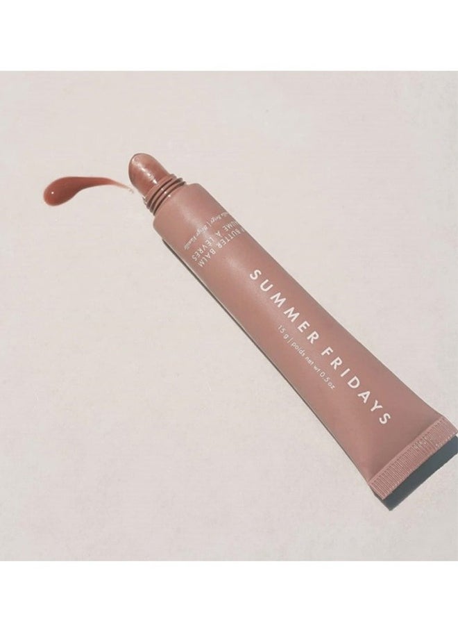 SUMMER FRIDAYS Lip Butter Balm - Conditioning Lip Mask and Lip Balm for Instant Moisture, Shine and Hydration - Sheer-Tinted, Soothing Lip Care  #Vanilla Beige  - Image 4
