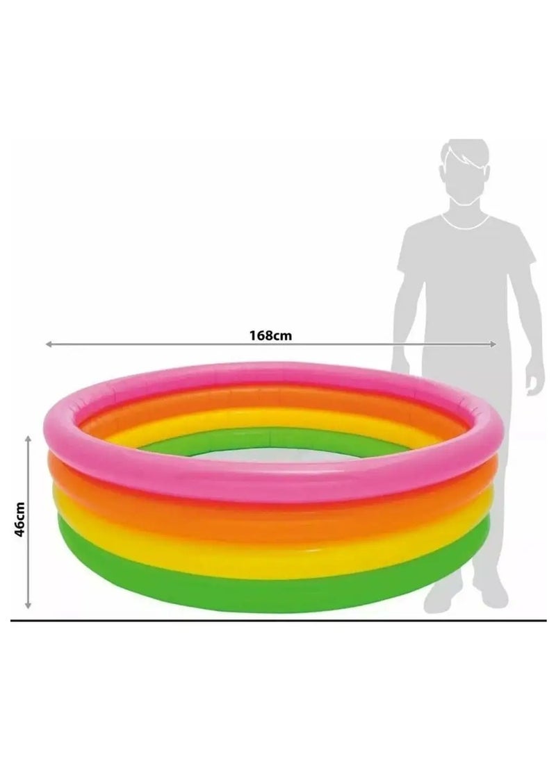 INTEX Intex Rainbow Rings Pool  - Image 2