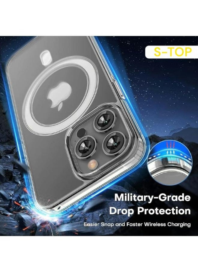 S-TOP - Full protection package for iPhone 15 Pro Max with a cover that supports wireless charging (MagSafe), complete protection for your device against scratches and falls (7in1) original package from S-TOP - Image 1