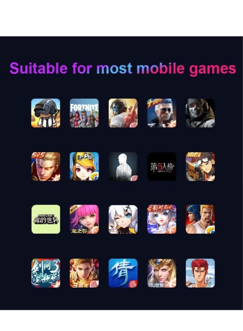 مجموعة تحويل لوحة مفاتيح PUBG/ماوس ألعاب بيد واحدة مزودة بـ 35 مفتاحًا تعمل بنظام Android - Image 5