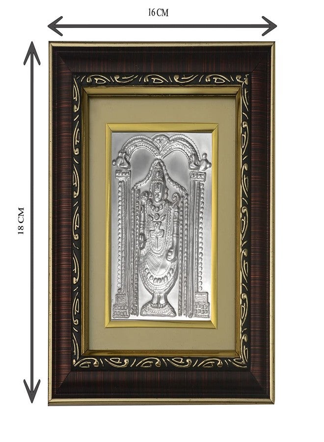 Pray Everyday Tirupati Balaji Photo Frame | Tirupati ji Silver Plated Photoframe | Hindu God & Goddesses Frames | Religious Photoframes - Image 3