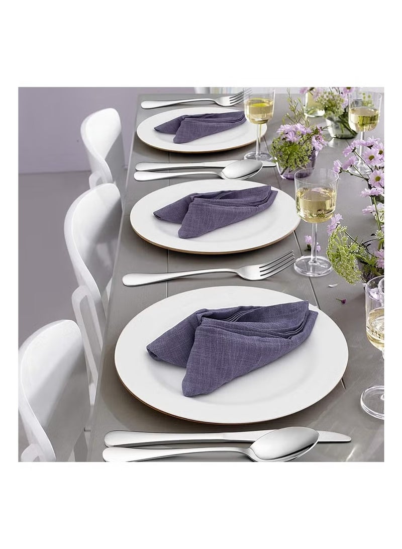 Toshionics 24-Piece Stainless Steel Cutlery Set, Elegant Flatware Silverware with Fork Knife Spoon Tableware Set for Daily Use, Dishwasher Safe, Perfect Gift Idea for Holiday Celebrations - Image 4