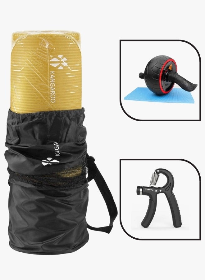 كانجرو فرشة تمارين كانجرو 15 ملم مع أدوات اللياقة البدنية المتكاملة