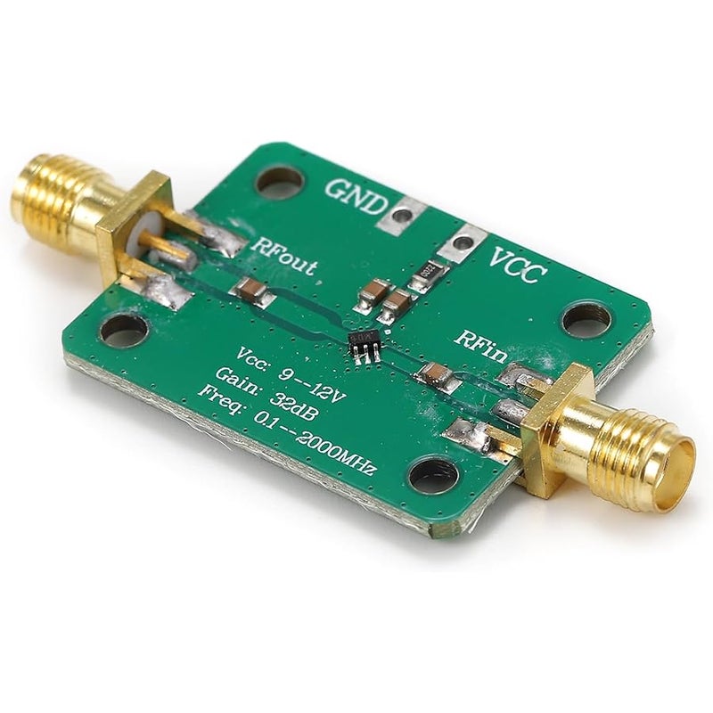 0.1-2000MHz RF WideBand Amplifier 30dB High Gain Low Noise LNA Amplifier - Image 2