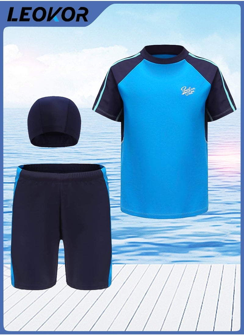 Swimwear Set,UPF 50+ Rash Guard Swimsuits,With Swimsuits,Swimwear Bathing Cap and Shorts,Water Sport Swimming Swimsuit,for Boys - pzsku/ZCB37949E569CA18CC9D1Z/45/_/1717571366/03252223-d0d8-4e49-9dac-86337e66e698