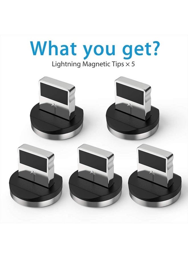 Terasako Magnetic Connector [5-Pack], Magnetic Tips Head Compatible with i-Procucts  - Image 5