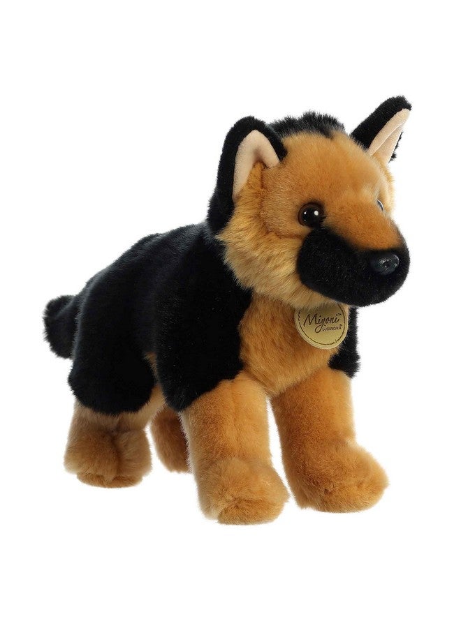 Aurora® Adorable Miyoni® German Shepherd Stuffed Animal - Lifelike Detail - Cherished Companionship - Black 10 Inches - Image 1