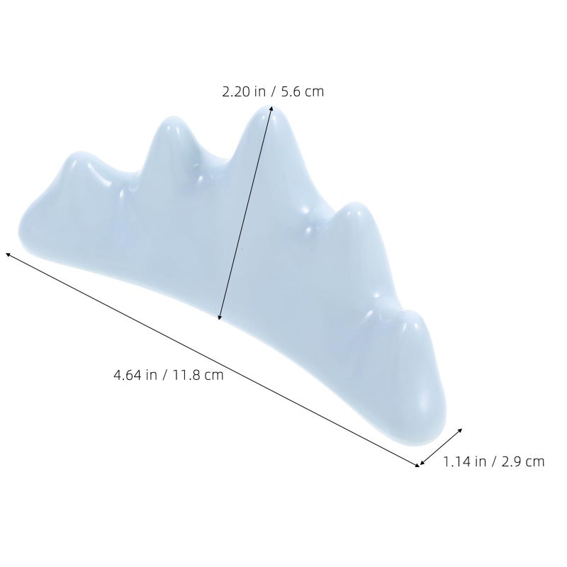 Ceramic Pen Stand And Paintbrush Rest Imitation Jade Glaze Brush Holder Desk Organizer - Image 3
