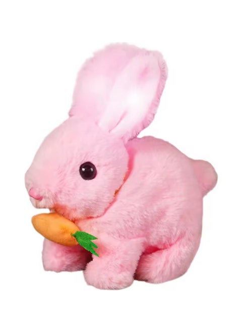 Moving Rabbit Fur Fluffy Soft Stuffed Toy Birthday Gift