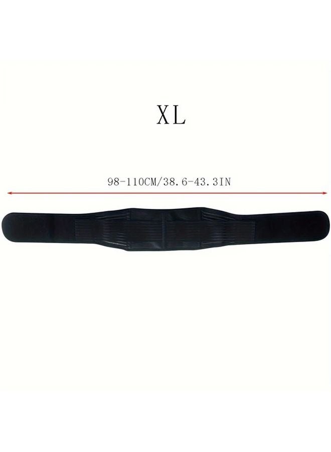 Plus Size Black Adjustable Breathable Compression Belt For Sciatica Herniated Discs Scoliosis - Image 1