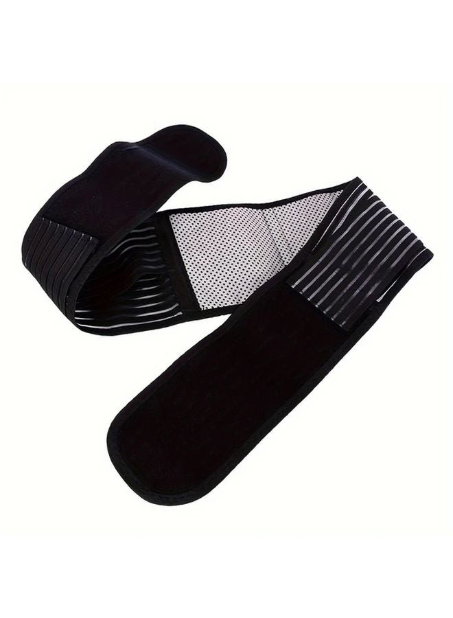 Plus Size Black Adjustable Breathable Compression Belt For Sciatica Herniated Discs Scoliosis - Image 3