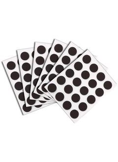 GUDOO 120 Pcs Round Magnets with Adhesive Backing Flexible Self Adhesive Magnets for Crafts Small Sticky Magnetic Dots for Hanging Light Objects DIY School Office Home  - Image 1