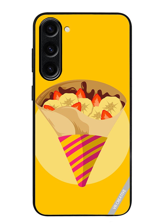 VR CREATIVE Protective Case Cover For Samsung Galaxy S24 Plus A Delicious Crepes With Lots Of Toppings Design Multicolour - Image 1