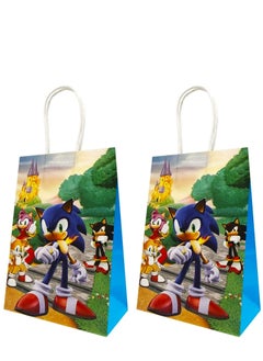 Sonic The Hedgehog Birthday Party Favors Gift & Candy Bags -15Pcs