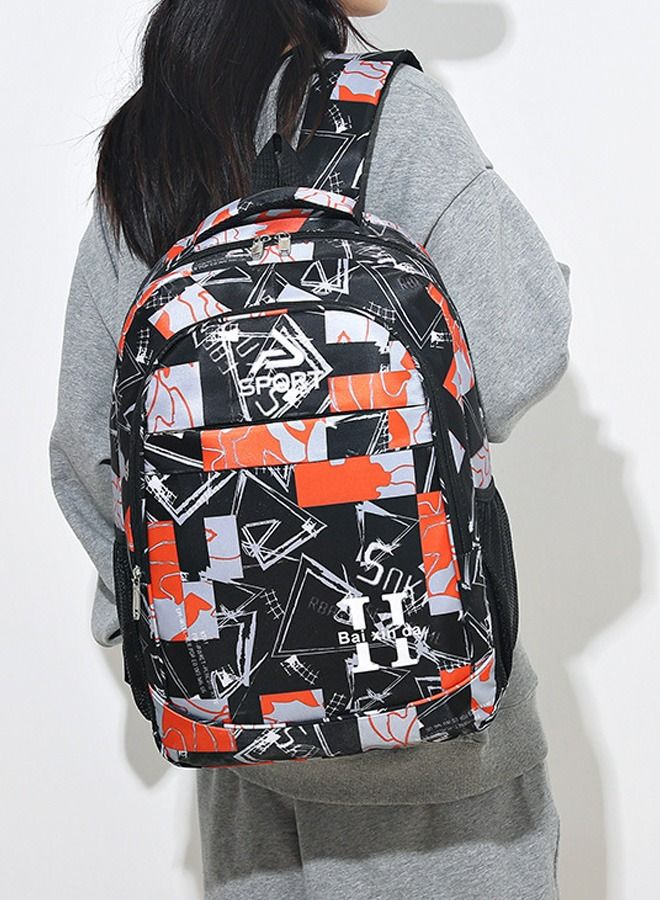 Joychic حقيبة ظهر أكسفورد للسفر والأعمال، حقيبة كتب قابلة للتنفس ومقاومة للماء، حقيبة ظهر كبيرة الحجم للطلاب المتوسطين والثانويين، متعددة الألوان - Image 2