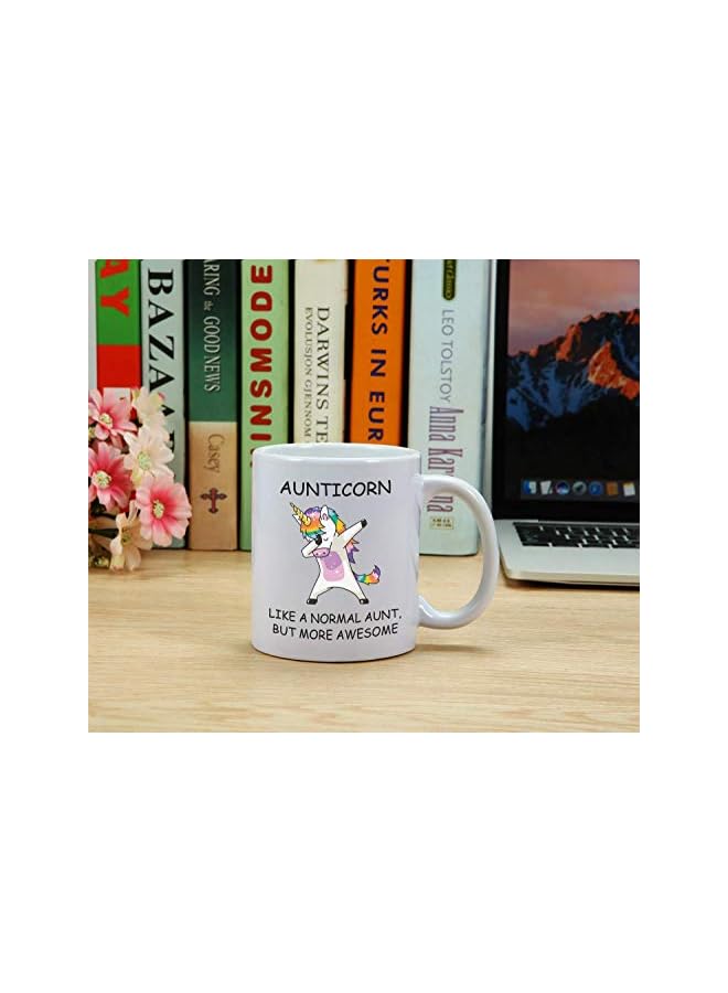 S-TOP Unicorn Aunt Gift Mug – Best Aunticorn Ever Gifts from Niece or Nephew – Birthday or Day Gift Idea for Aunts, MS-TOP, Grandma Gift Mug (C) - Image 2