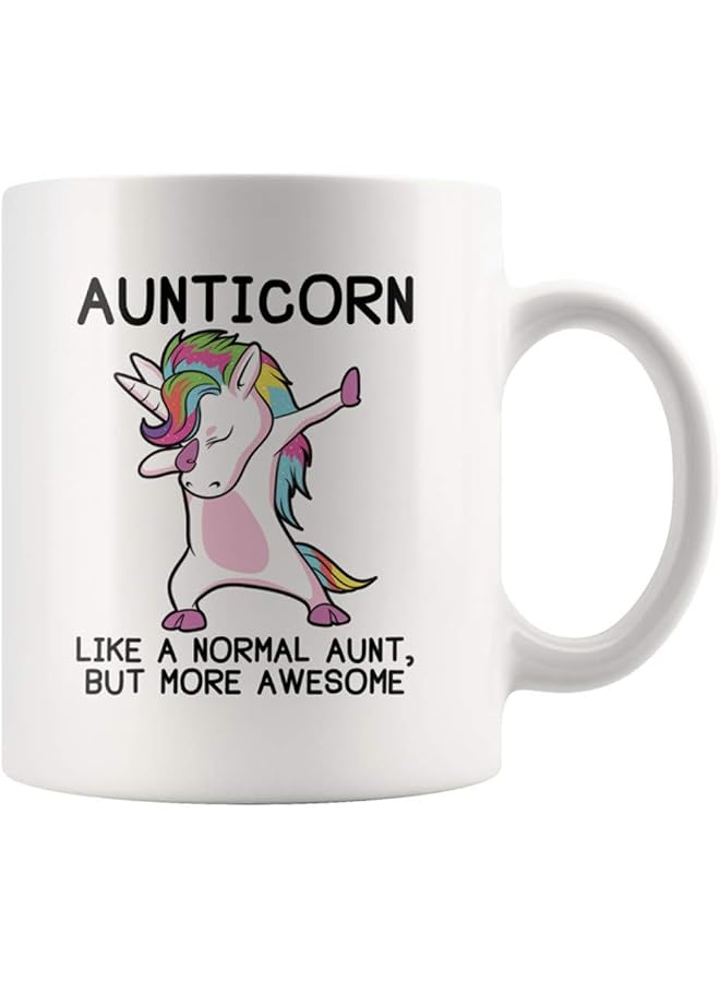 S-TOP Unicorn Aunt Gift Mug – Best Aunticorn Ever Gifts from Niece or Nephew – Birthday or Day Gift Idea for Aunts, MS-TOP, Grandma Gift Mug (C) - Image 1