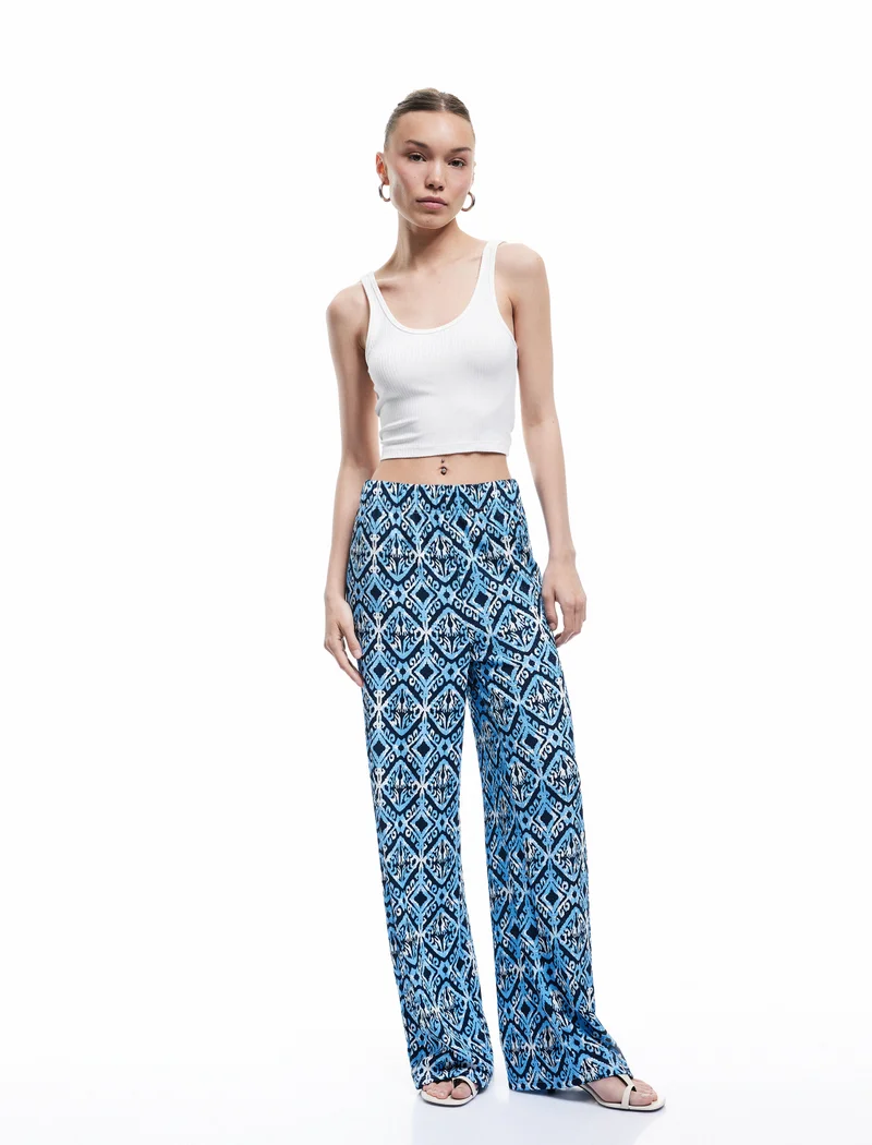 كوتون Wide Leg Trousers