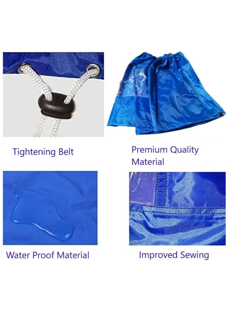 رات سو غطاء مقاوم للماء لتنظيف مكيف الهواء مع واقي منفذ تصريف الأنبوب وكيس غسيل الغبار ومنفذ تصريف للوحدات الكبيرة بحجم 2P إلى 3P - Image 3