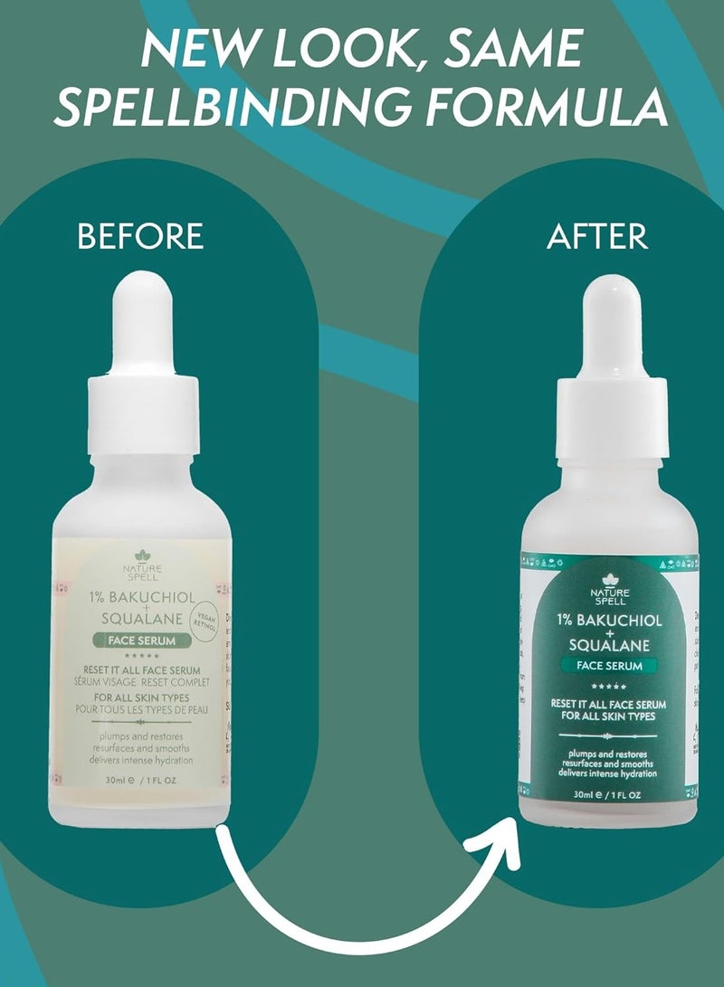 Nature Spell 1% Bakuchiol & Squalane Face Serum 30ml – Hydrates & Reduces Wrinkles - Image 5