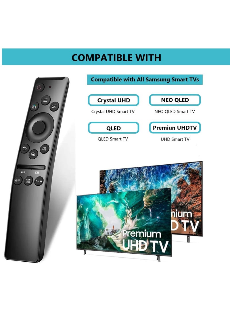 ELTRAZONE Universal Remote Control for All Samsung LED QLED UHD SUHD HDR LCD HDTV 4K 8K Solar Powered TVs with Shortcut Buttons for Netflix, Prime Video, Hulu [2 Pack] with battery - Image 3