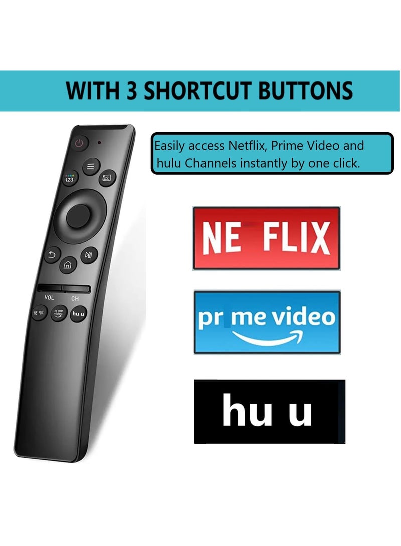 ELTRAZONE Universal Remote Control for All Samsung LED QLED UHD SUHD HDR LCD HDTV 4K 8K Solar Powered TVs with Shortcut Buttons for Netflix, Prime Video, Hulu [2 Pack] with battery - Image 4